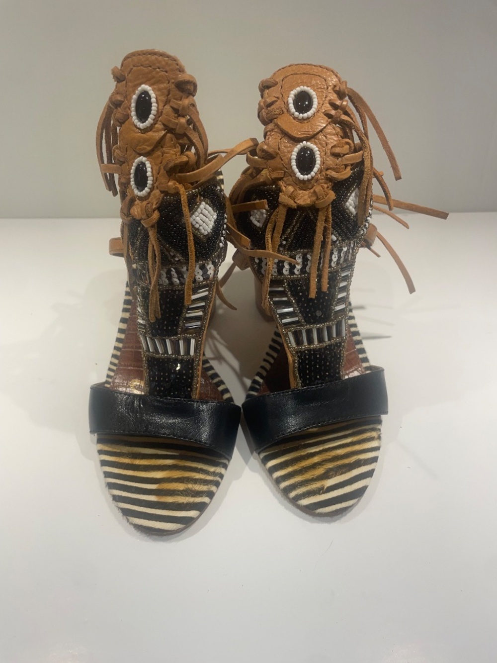Sam Edelman | Dyed Calf Hair | Heeled Sandal | Festival | 8.5